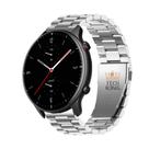 Pulseira 3 Gomos Metal (não Oxida) Para Amazfit Gtr 2 A1952