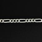 Pulseira 3 X 1 Em Prata 925 Italiana 4mm 21cm Masculina
