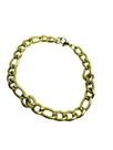 Pulseira 3x1 Groumet 22cm Banhado a Ouro 18K Pulseira 3x1 Groumet 22cm Banhado a Ouro 18K