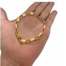 Pulseira 6 milímetro Tijolinho Banhado A Ouro