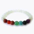 Pulseira 7 Chakras 8mm - Opalina