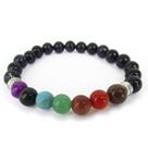 Pulseira 7 Chakras 8mm - Pedra Estrela