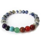 Pulseira 7 Chakras 8mm - Sodalita