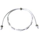 Pulseira 7 Nós Branca - Paz