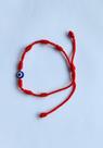 Pulseira 7 nós Kabbalah com pingente olho grego