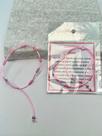 Pulseira 7 Nós Rosa - Acessório Espiritual Regulável - 01 Unidade