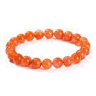 Pulseira 7A South Red Agate para mulheres, cornalina vermelha cereja