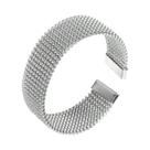 Pulseira Aberta Feminina Vintage De Aço Inoxidável Banhada a Ouro 18K Com Malha Trançada Joia Da