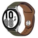 Pulseira Acizentado de Couro 20mm Compativel Smartwatch Watch3 41/45mmActive2 Bip GTR42/47m GTS GTR3/PRO