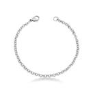 Pulseira aço elo portugues fininho 21cm Pulseira aço elo portugues fininho 21cm
