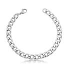 Pulseira aço elos chatos 22cm Pulseira aço elos chatos 22cm