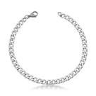 Pulseira aço groumet 21cm