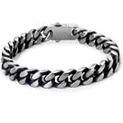 Pulseira Ahiller DSSL-21-Black em aço inoxidável para homens Pulseira Ahiller DSSL-21-Black em aço inoxidável para homens