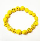 Pulseira Amarela Caveiras