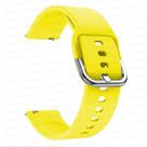 Pulseira Amarelo de Silicone Fecho de Aço 20MM Compativel Waatch3 Active2 GTS3 GTR42/47mmGTR3/PRO