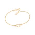 Pulseira amor banhada a ouro 18k Linha Permanente Rommanel TAM.19 Pulseira amor banhada a ouro 18k Linha Permanente Rommanel TAM.19