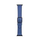 Pulseira Apple Watch 38/40/41 mm, Couro, Linha Pampas, Originais iPlace, Azul Marinho