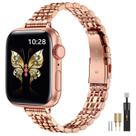 Pulseira Apple Watch MiohHR Slim Metal 42 mm em ouro rosa