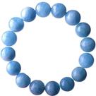 Pulseira Aquamarine para mulheres e homens, Água-marinha natural de 8 mm