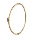 Pulseira aro dourado olho grego com zircônias banhado a ouro 18k Pulseira aro dourado olho grego com zircônias banhado a ouro 18k