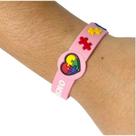 Pulseira Autismo Infantil Identificação Cores Emborrachada Pulseira Autismo Infantil Identificação Cores Emborrachada
