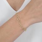 Pulseira Banhada a Ouro 18k Feminina Coração Delicado Pulseira Banhada a Ouro 18k Feminina Coração Delicado