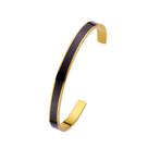 Pulseira banhada a ouro com incrustações de esmalte turquesa