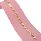 Pulseira Banhada a Ouro Elo Curto Bijou Art Pulseira Banhada a Ouro Elo Curto Bijou Art