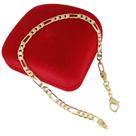 Pulseira Banhada a Ouro Masculina Elo 3x1 Maior Longo Bijou Art
