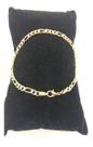 Pulseira Banhada a Ouro Masculina Elo Gourmet 3mm Igual Ouro