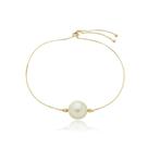Pulseira Banhado A Ouro Com Pérola