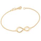Pulseira banhado ouro 3x 24k 18k e 22k feminina com pingentes berloques de casal elo oval infinito rommanel 19 cm 551716 Pulseira banhado ouro 3x 24k 18k e 22k feminina com pingentes berloques de casal elo oval infinito rommanel 19 cm 551716