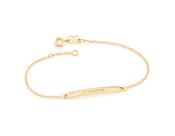 Pulseira banhado ouro 3x 24k 18k e 22k feminina com pingentes berloques rommanel chapa com descrição jesus 551443