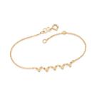 Pulseira banhado ouro 3x 24k 18k e 22k feminina corrente elo cadeado e pingente espírito santo 19cm 17cm rommanel 552132 Pulseira banhado ouro 3x 24k 18k e 22k feminina corrente elo cadeado e pingente espírito santo 19cm 17cm rommanel 552132