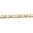 Pulseira banhado ouro 3x 24k 18k e 22k masculina rommanel fio grumet diamantada 550390