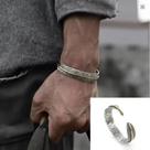 Pulseira Banhado Prata Masculina 925 Comprimento Ajustável