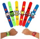 Pulseira Bate Enrola Personalizada Heróis Sereia Etc Pulseira Bate Enrola Personalizada Heróis Sereia Etc