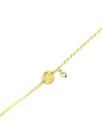 Pulseira Belca Signo Virgem Com Pingente, No Banho De Ouro