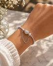 Pulseira Berloque Fecho Coração Cravejada Com Trava Banhado a Prata 925 PULSEIRA17 cm pulso 15cm Pulseira Berloque Fecho Coração Cravejada Com Trava Banhado a Prata 925 PULSEIRA17 cm pulso 15cm