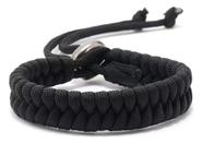 Pulseira Beta Wears Ajustável Nylon Trancada Aventura -