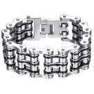 Pulseira BMART para motocicleta masculina, bicicleta mecânica, aço 316L