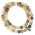Pulseira Bodhizi Multicolor 54 miçangas de 10x11mm de diâmetro