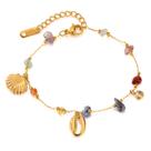 Pulseira Boho Ocean Style para mulheres em aço inoxidável Chain B Pulseira Boho Ocean Style para mulheres em aço inoxidável Chain B