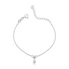 Pulseira Bolas 3mm Ponto de Luz Prata 925 Pulseira Bolas 3mm Ponto de Luz Prata 925