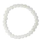Pulseira Bolinha Pedra Cristal Opalado Natural 6mm