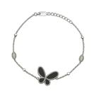 Pulseira Borboleta Banhado A Prata 925