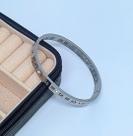 Pulseira Bracelete Algarismos Numeros Romanos Feminino/Masculino Casal Aço Inox 316L Prata Dourado Gold Tendência