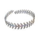 Pulseira Bracelete com Mini Folhas Ajustável Prata ou Dourado Pulseira Bracelete com Mini Folhas Ajustável Prata ou Dourado