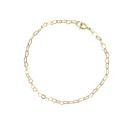 Pulseira Bracelete Elo Coração Folheada Ouro 18k