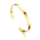 Pulseira Bracelete Em Aço Titânio Ajustável Rigido Moderno